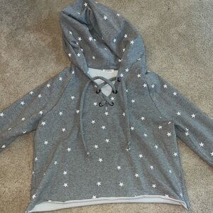 Storia Gray Star Hoodie L